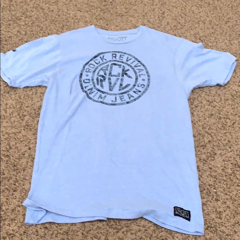 This is a rock revival shirt